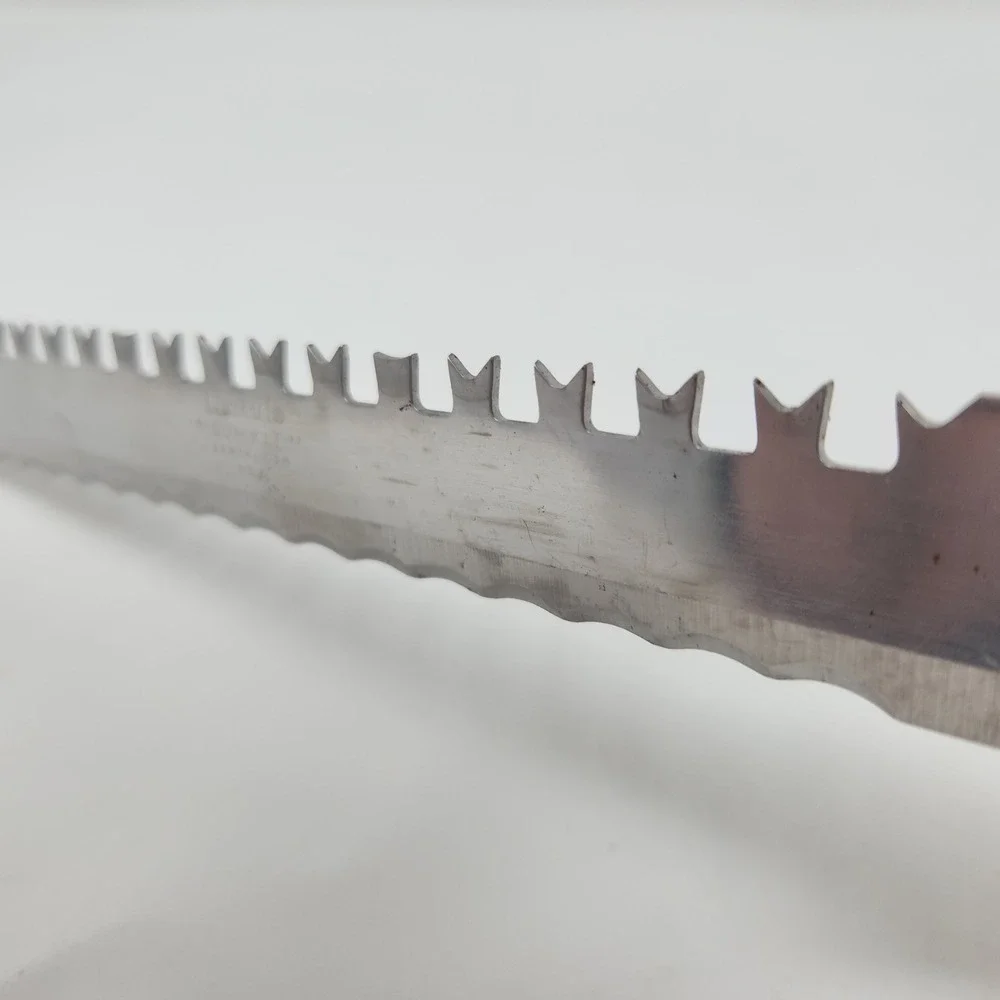 Vintage Quikut "Quikkle" Stainess Serrated Bread and Carving Knife Made in USA - Picture 11 of 16